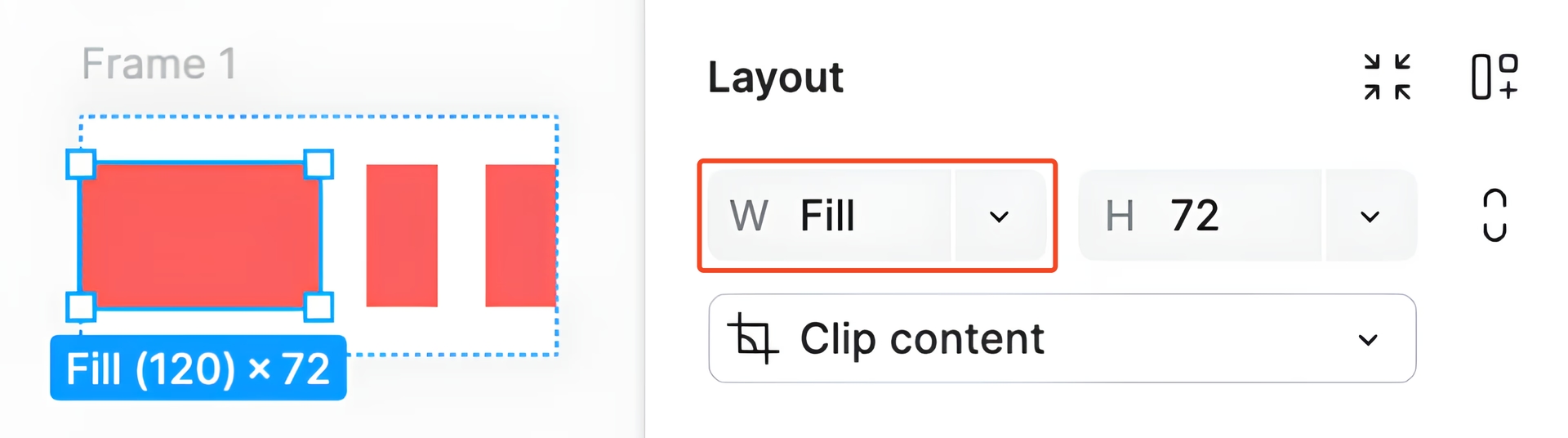 Figma Element with Fill Property